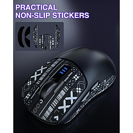 Мышь беспроводная Aula SC580 PAW3325 Print 12000 DPI 2.4G Bluetooth Black