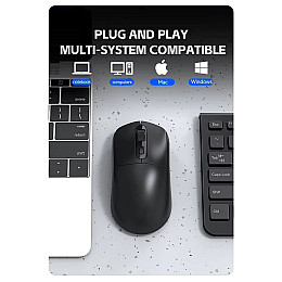 Компьютерная мышь T-Wolf X8 Print 2,4G Bluetooth Black