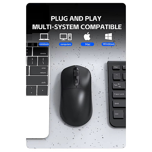 Компьютерная мышь T-Wolf X8 Print 2,4G Bluetooth Black