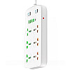 Сетевой удлинитель UA Power AR-CP05 6 розеток 4USB Type-C 2 м Белый (2681099008)