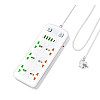 Сетевой удлинитель UA Power AR-CP05 6 розеток 4USB Type-C 2 м Белый (2681099008)
