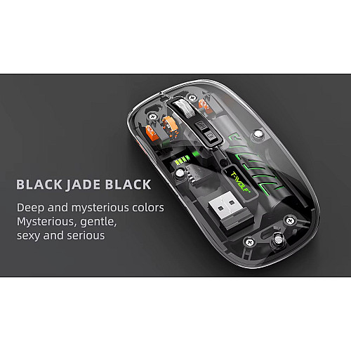 Миша T-Wolf X11 2.4G Bluetooth Чорна (hub_argkmy)