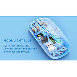 Мышь T-Wolf X11 2.4G Bluetooth Blue (hub_56d6z4)