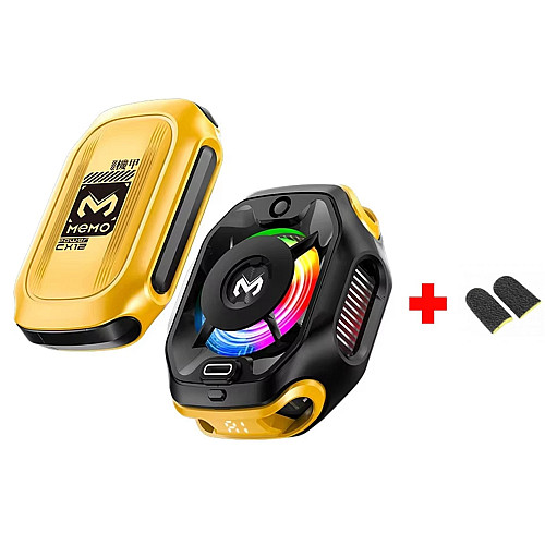 Вентилятор для смартфона MEMO CX12 Black Yellow (hub_vb3qu1)