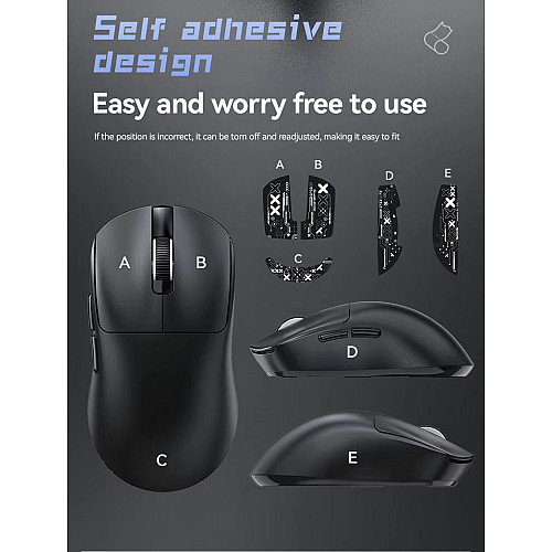 Мышь беспроводная T-Wolf X9 Print PAW 3311 12000 DPI 2.4G Bluetooth Black (hub_b6swyg)