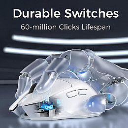 Мышь игровая MCHOSE G7 PAW3311 12000 DPI White (hub_6pk4y0)