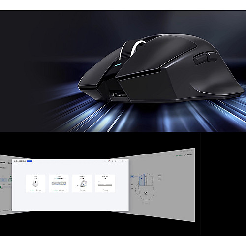 Мышь игровая MCHOSE G7 PAW3311 12000 DPI Black (hub_qzd4he)