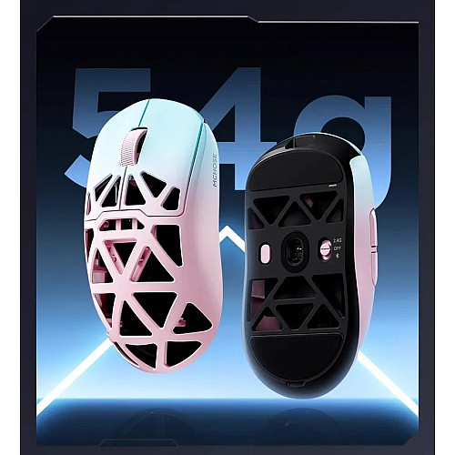 Мышь MCHOSE AX5 V2 PixArt PAW3950 8K 42000 DPI Pink Blue (hub_9evpuh)