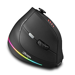Мышь Zelotes F-18 RGB 2,4G Bluetooth Black (hub_lm8t60)