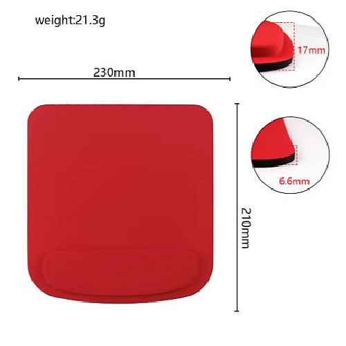 Коврик для миші SDT 23x21 см Червоний (SH0000351)