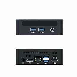 Мини-ПК GenMachine Ren Pro 6000 Ryzen 7 6800H RAM 32GB SSD 512GB LAN Wi-Fi Bluetooth Windows 11 Черный (2232)