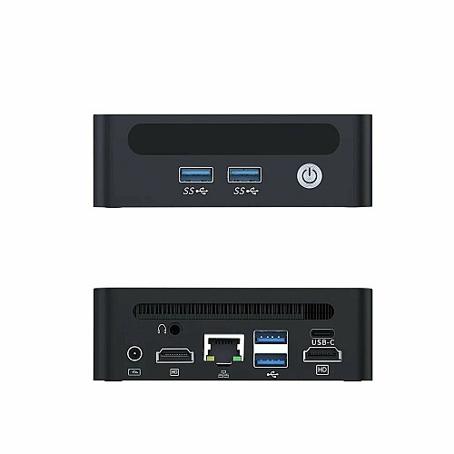 Мини-ПК GenMachine Ren Pro 6000 Ryzen 7 6800H RAM 32GB SSD 512GB LAN Wi-Fi Bluetooth Windows 11 Черный (2232)