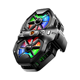 Кулер с экраном для телефона и планшета MEMO DL21 90.5 мм Black (18507-hbr)