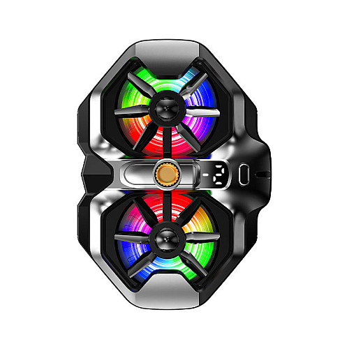 Кулер с экраном для телефона и планшета MEMO DL21 90.5 мм Black (18507-hbr)