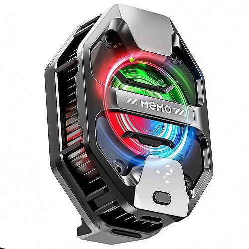 Кулер с экраном для телефона и планшета MEMO DL20 90,5 мм Black (18508-hbr)