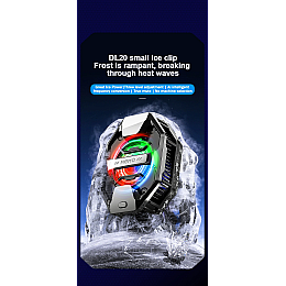 Кулер с экраном для телефона и планшета MEMO DL20 90,5 мм Black (18508-hbr)