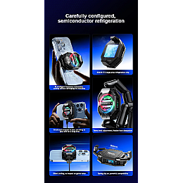 Кулер с экраном для телефона и планшета MEMO DL20 90,5 мм Black (18508-hbr)