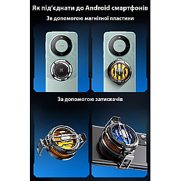 Кулер для телефона и планшета MEMO CX07 Black (18517-hbr)