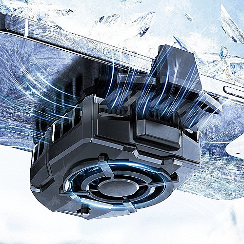 Кулер для телефона и планшета MEMO DLA7 89 мм Black (18519-hbr)