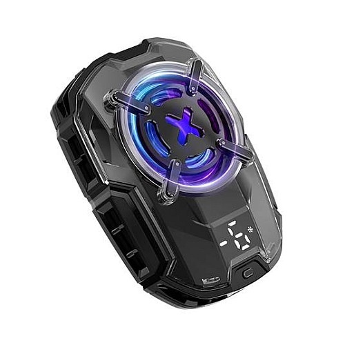 Кулер с экраном для телефона и планшета MEMO DL16 93 мм Black (18520-hbr)