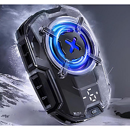 Кулер с экраном для телефона и планшета MEMO DL16 93 мм Black (18520-hbr)