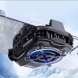 Кулер с экраном для телефона и планшета MEMO DL16 93 мм Black (18520-hbr)