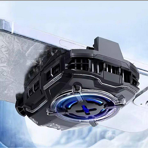 Кулер с экраном для телефона и планшета MEMO DL16 93 мм Black (18520-hbr)