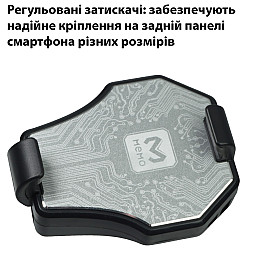Кулер для телефона и планшета MEMO DL01 85 мм Black (18523-hbr)