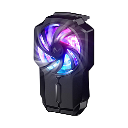 Кулер для телефона и планшета MEMO FL05 84 мм Black (18527-hbr)