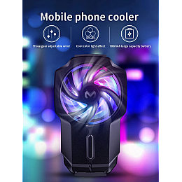 Кулер для телефона и планшета MEMO FL05 84 мм Black (18527-hbr)