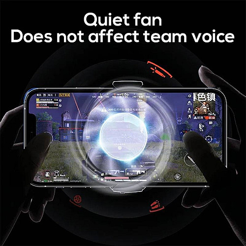 Кулер для телефона и планшета MEMO FLA2 104 мм Black (18528-hbr)