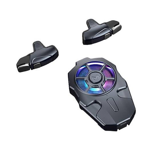 Игровой макросный триггер для телефона с кулером MEMO AK03 Black (18539-hbr)