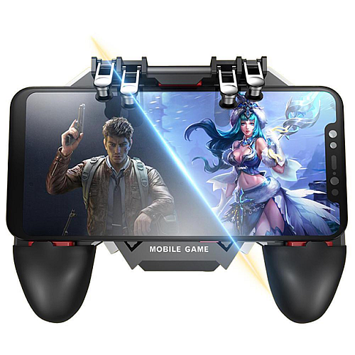 Джойстик для телефона с охлаждением MEMO AK77 1200mAh Black (18535-hbr)