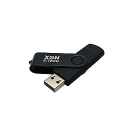 Флеш-накопитель XON FlashDrive DuoConnect 256GB USB 3.0 / Type-C Black (FX3DR256PB 7553)