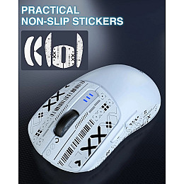 Мышь беспроводная игровая Aula SC580 Print PAW3325 12000 DPI 2,4G Bluetooth White