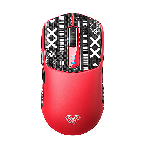 Мышь беспроводная игровая Aula SC580 Print PAW3325 12000 DPI 2,4G Bluetooth Red