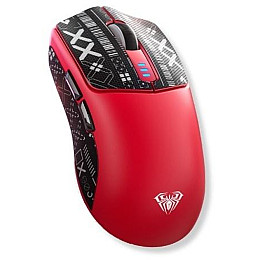 Мышь беспроводная игровая Aula SC580 Print PAW3325 12000 DPI 2,4G Bluetooth Red