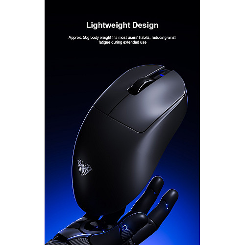 Мышь беспроводная игровая Aula SC900 SE PixArt PAW3395 1K 26000 DPI 2,4G Bluetooth Wired Black