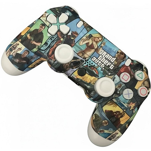 Ігровий контролер бездротовий Double Motor Vibration 4 Wireless Controller PS4/PC Grand theft Auto (2104618743)