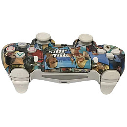 Ігровий контролер бездротовий Double Motor Vibration 4 Wireless Controller PS4/PC Grand theft Auto (2104618743)