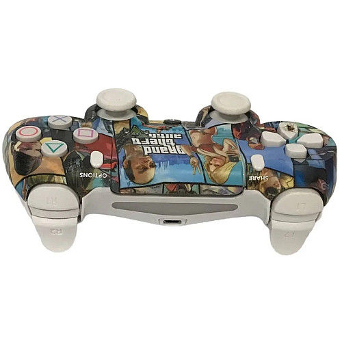 Ігровий контролер бездротовий Double Motor Vibration 4 Wireless Controller PS4/PC Grand theft Auto (2104618743)