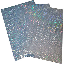 Плівка для друку Galaxy A4 80 мкм Big Bubble Holografic PET 20 шт Прозорий (11103)