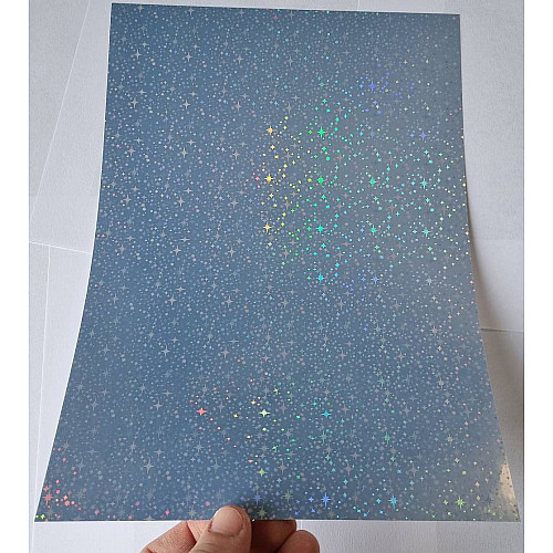 Плівка для друку Galaxy A4 80 мкм Starry Holografic 20 шт Прозорий (11106)