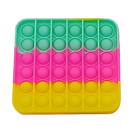 Игрушка антистресс Pop It Квадрат 3 цвета