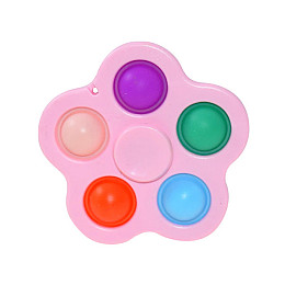 Антистресс Игрушка Trend-Box Симпл Димпл Розовый Спиннер - 5 пупырок