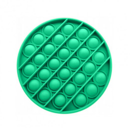 Игрушка детская POP IT Антистресс силиконовый круглый Зеленый (A4104GR)