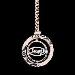 Золотой брелок Jeep бр00034 Оникс
