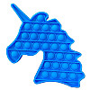 Игрушка антистресс Pop It Светлосиний Единорог
