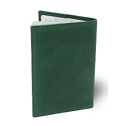Кожаная обложка для паспорта BermuD B 01-18Z-01-5 Зеленый