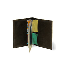 Кожаная обложка для автодокументов BermuD B 02-18Ko-01-1 Коричневый